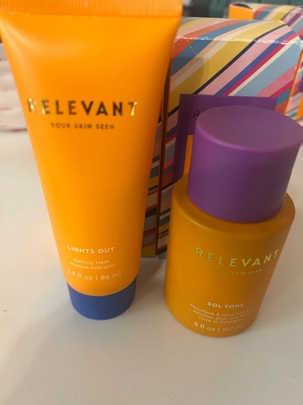 Relevant skincare 2pc
